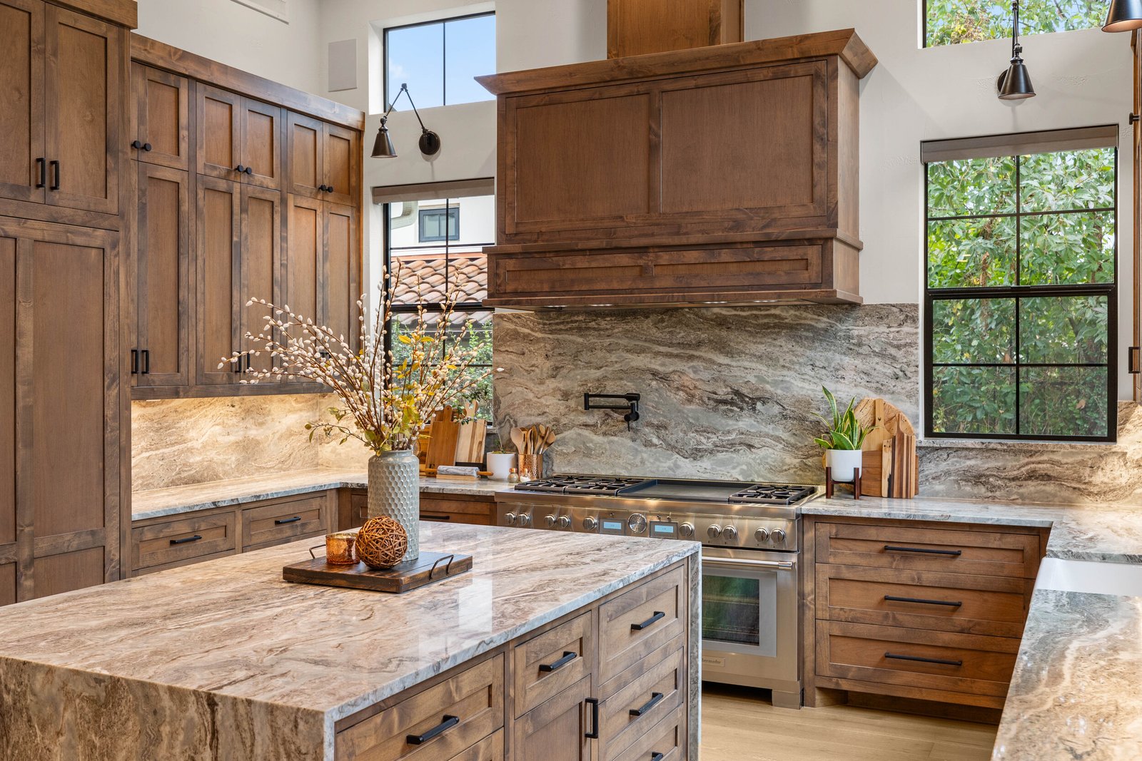 How to Decorate a Kitchen Island Countertop